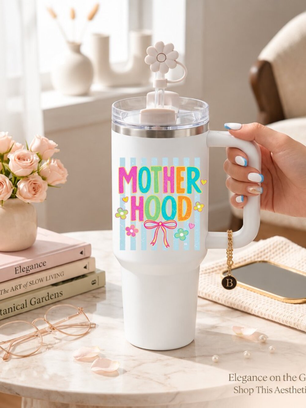 Motherhood 40oz Tumbler - Coffee Mug